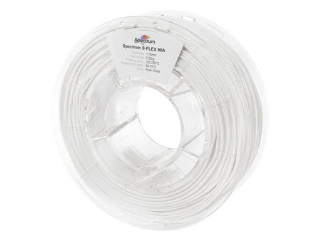 S-Flex Filament 90A Polar White 1.75mm Spectrum 0.25kg